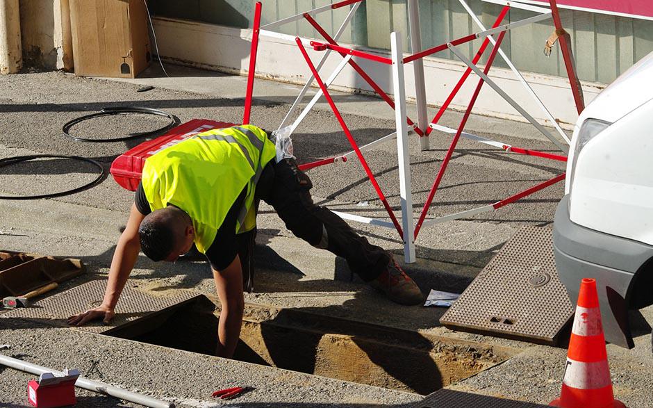 travaux assainissement Orsay